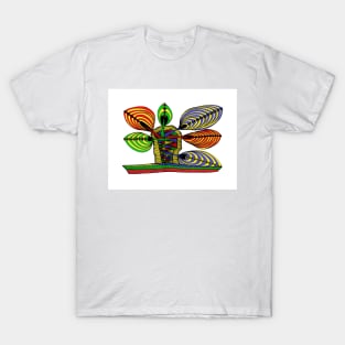 Fan Boat Abstract T-Shirt